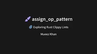 assign - op