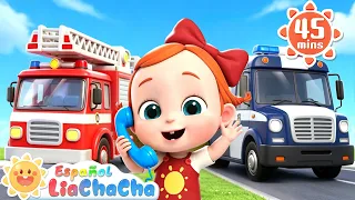 ¡Ring Ring! ¡Llegan los Vehículos! | LiaChaCha en Español - Canciones Infantiles
