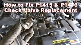 How to Diagnose and Fix P1415 P1416 Check Engine Codes