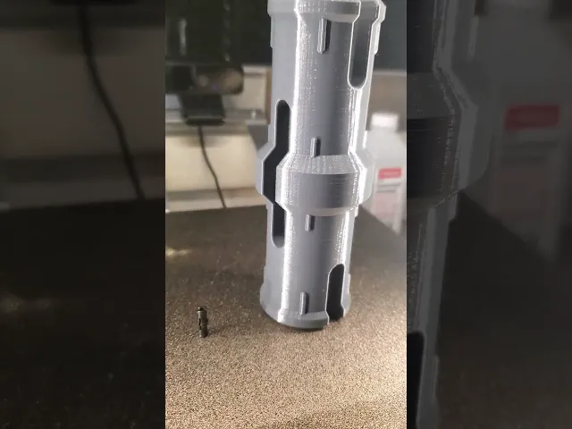 10x scale Lego Technic fixed pin with wall mount video thumbnail