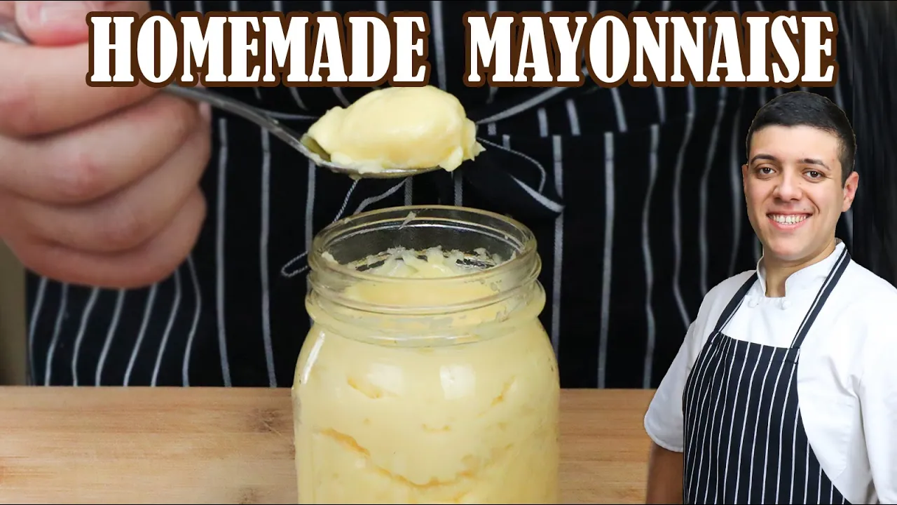 How to Make Mayonnaise by Hand   Fast and Easy Homemade Mayonnaise Recipe by Lounging with Lenny