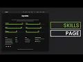 Portfolio Website Series Skills Page Part 5 HTML CSS JS