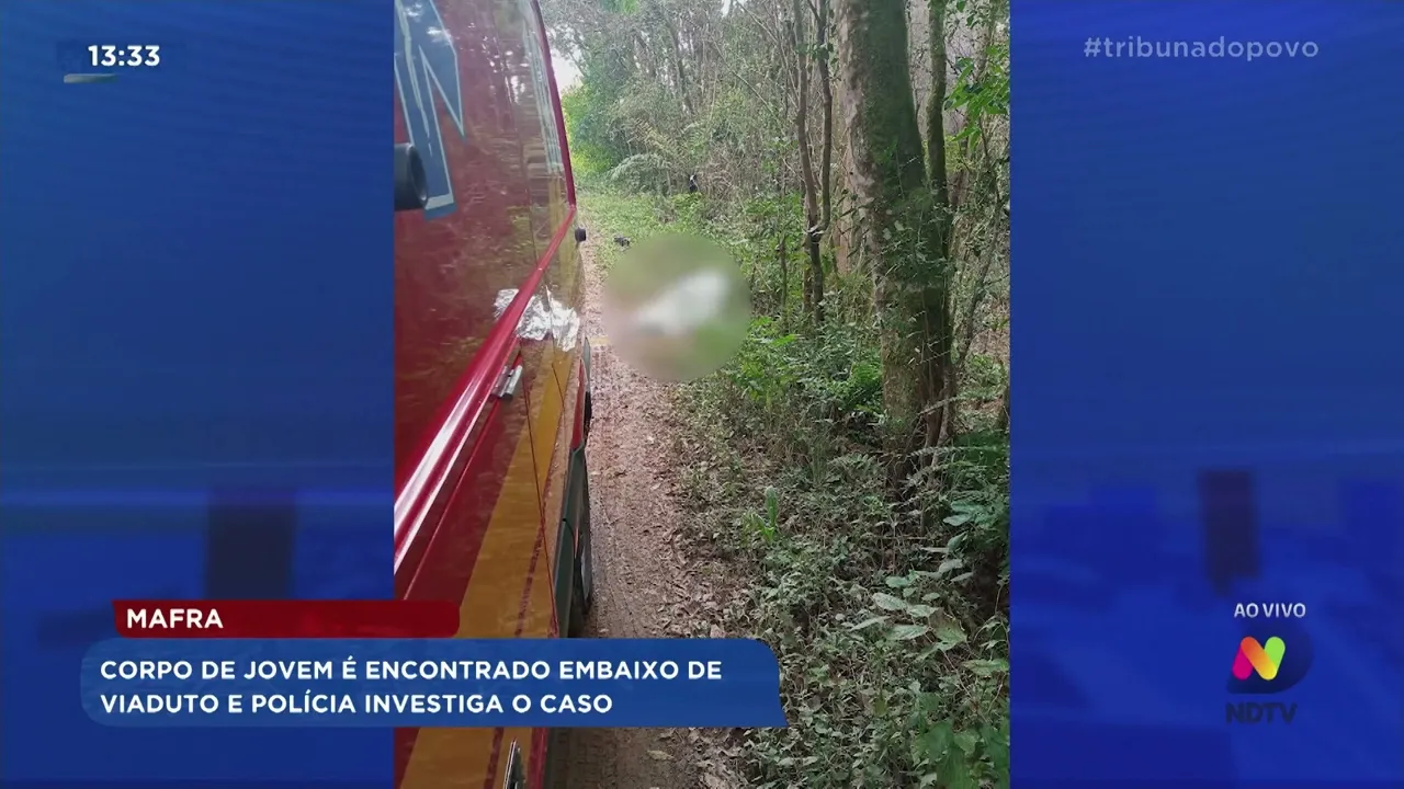 Mafra: corpo de jovem é encontrado embaixo de viaduto e polícia investiga o caso
