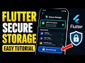 How to configure secure storage with Flutter secure storage - Easy Tutorial