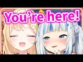 Gura Finally Met Ame IRL on her Birt ay and BROKE The Stream HololiveEN