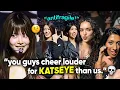 Download Lagu KATSEYE stealing the show at Le sserafim's concert (full interaction)