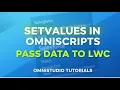 OS35 HOW TO USE SETVALUES IN OMNISCRIPTS SalesforceAIChampions OMNISTUDIO SALESFORCE