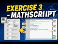 Exercise 3 Mathscript