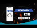 FIX P2196 Code Like a PRO