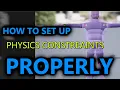UE5 Human Physics Constraints Setup for Ragdoll