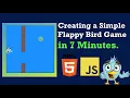 How to Create a Simple Flappy Bird Game with HTML and JavaScript in 7 Minutes