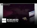 shows moments Minnesota State Patrol vehicle crashes into SUV