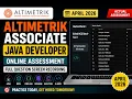 Altimetrik Associate Java Developer Online Assessment - HackerRank Test