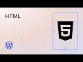 The programming languages of WordPress - HTML