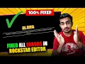 How to Fix All Errors in GTA 5 Rockstar Editor Rockstar Editor Export Error Fixed GTA 5 Mods