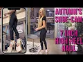 Leggings and High Heel 7 Inch Platform Try On Haul w POV SHOE-CAM 7 inch heels with Black Leggings
