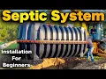 Septic System Installation - BEGINNERS Guide to Gravity Septic Tank Leach Field