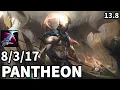 Pantheon Jungle vs Xin Zhao - EUW Master Patch 13 8