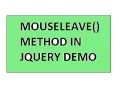 TAMIL MOUSELEAVE METHOD IN JQUERY DEMO