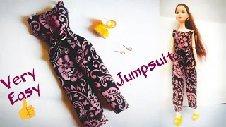 making easy doll jumpsuit barbie dungaree dress harini creations