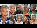 100 Short Haircuts for Older Black Women Over 50 with Grey Hair Ageless Short Hair for Older Women