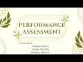 UNIT 2 PERFORMANCE ASSESSMENT PED 6
