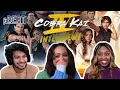 Why does Xolo Mariduena kiss Mary Mouser awkwardly in COBRA KAI
