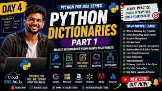 Master Python Dictionaries CRUD Loops Methods Nested Dictionaries Python for DSA
