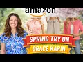 Amazon Fashion Finds Grace Karin Try-On Tops Linen Blend Pants