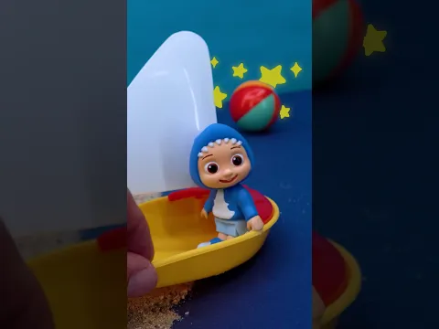 JJ's Beach Ball Rescue Adventure! 🏖️🏐🛟 Toy Play #cocomelon #shorts
