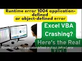 Run-time Error 1004 Fix Application-Defined or Object-Defined Error Excel VBA run time error 1004