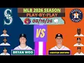 SNB Houston Astros vs Seattle Mariners LIVE 3D MODE Radio-Style Play-by-Play