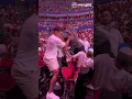 Breaking Fight breaks out in the crowd at UFC 312 Sydney