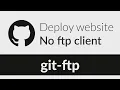 Deploy website with git ftp on windows