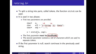 F11 9 13 21 1 strtol and 13 23 4 8 strtok level 3
