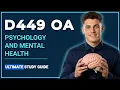 WGU D449 OA Study Guide - Psychology Mental Health EXPLAINED