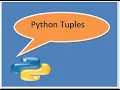 Python Tutorial for Beginners Python Tuples Python 3 Programming Packs