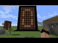 BCD to 7 Segment LED Display Decoder Circuit in Minecraft
