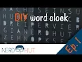 Budget DIY word clock Builds Ep 1 nerdhut de