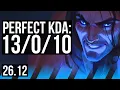 SYLAS vs MALZAHAR MID Perfect KDA 10 EUNE Challenger 26 12