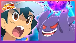gengar to the max ash s prankster pokemon rises pok mon journeys netflix family