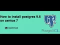 How to install PostgreSQL 9 6 on CentOS 7