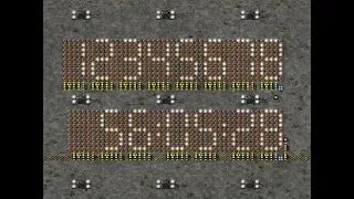 Factorio - How to make a Digital Display and Game Clock