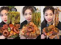 Download Lagu Yummy Challenge:Eat roll 🥐 intestine braised pork belly fried squid 🦑🐙#mukbang #yummy #delicious 