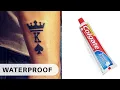 How To Make Temporary Tattoo WATERPROOF
