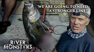 Something Bit This Massive Bait In Half?!? | River Monsters