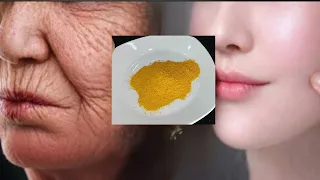 معجزة الكركم❗ ضعيها على التجاعيد وستختفى كأنك في العشرين من عمرك🌟قناع الثوم لبشرة متوهجة بيضاء
