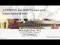 WINELIGHT [live] -1960 Fender Jazz Bass RI MIJ - transcription \u0026 tabs - Anthony Jackson -sheet music