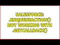 Salesforce A enqueueAction not working with A getCallback