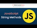 JavaScript String Methods